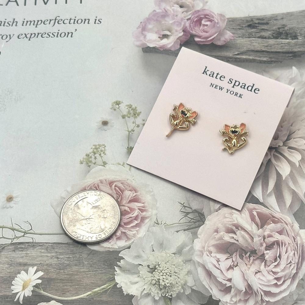 Kate Spade New York Whimsical Tom & Jerry Earrings Jewelry